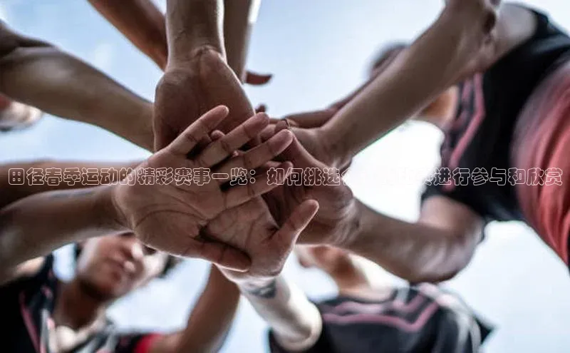 田径春季运动的精彩赛事一览：如何挑选合适的比赛进行参与和欣赏